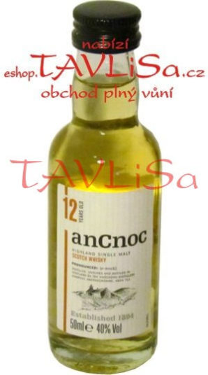 whisky anCnoc 12 Years 40% 50ml miniatura