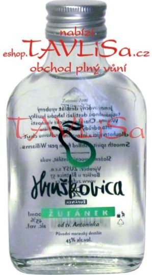 Hruškovica 45% 100ml Žufánek malá placatice