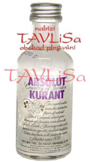 vodka Absolut Kurant 40% 50ml miniatura