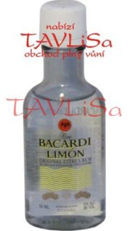 Rum Bacardi Limón original 35% 50ml miniatura