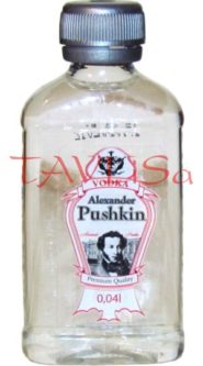 Vodka Alexander Pushkin clear 37,5% 40ml miniatura