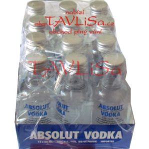 vodka Absolut Clear 40% 50ml x12 miniatura