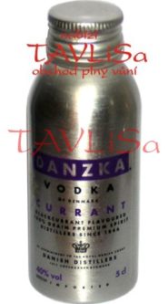 vodka Black Currant 40% 50ml Danzka miniatura