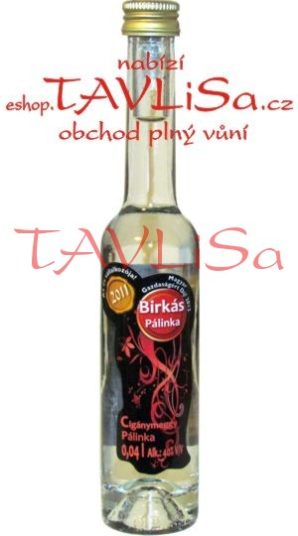 Pálinka Cigánymeggy 40% 40ml Birkás Miniatura