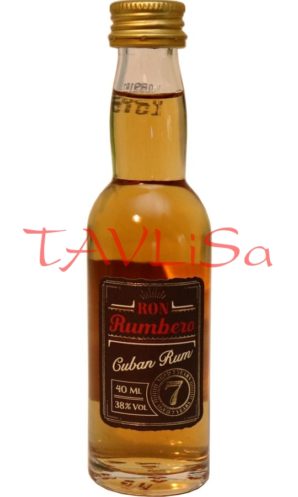 Rum Cuban 7 years 38% 40ml v Sada Ron Rumbero
