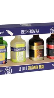 Becherovka Sada Kazeta č.3 50ml x4 miniatury