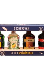 Becherovka Sada Kazeta č.5 50ml x4 miniatury